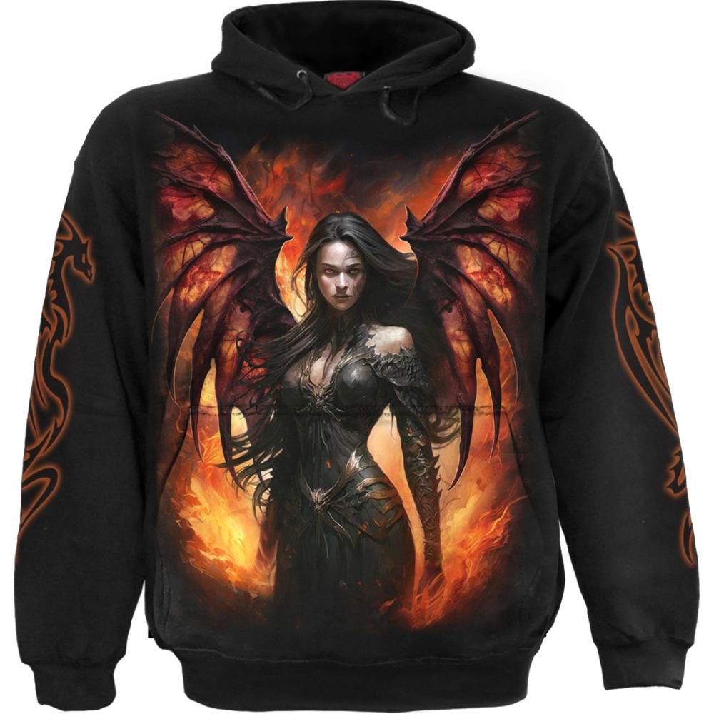 Spiral - Draco Queen Hoodie - Black